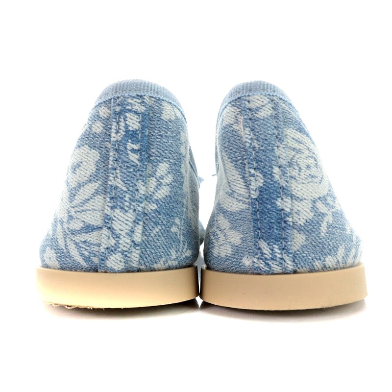 レペット Repetto バレエシューズ パンプス フローラル デニム 36 22.7 