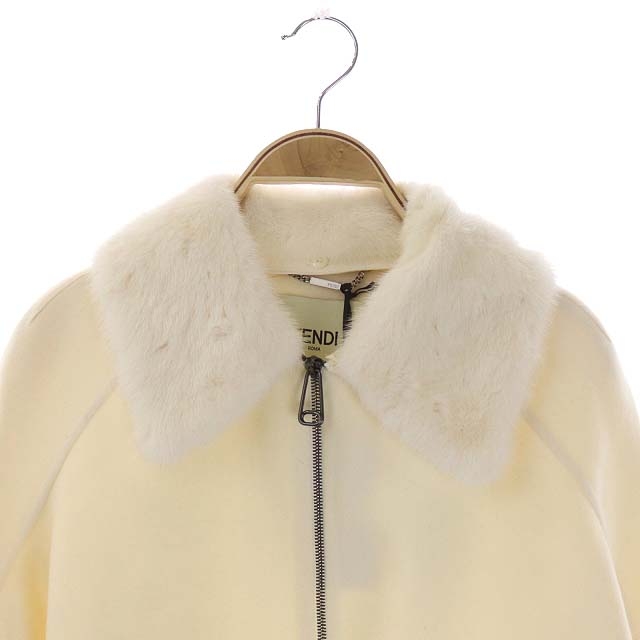 新品 フェンディ FENDI ミンクファー付き ドルマンスリーブ ジャケット 