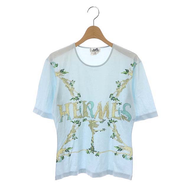 エルメス HERMES 馬車タグ ヴィンテージ アニマルロゴ Tシャツ  