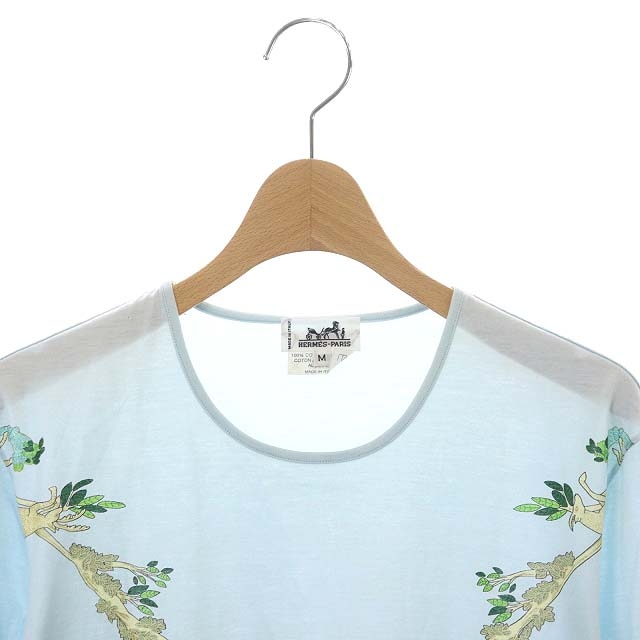 エルメス HERMES 馬車タグ ヴィンテージ アニマルロゴ Tシャツ  