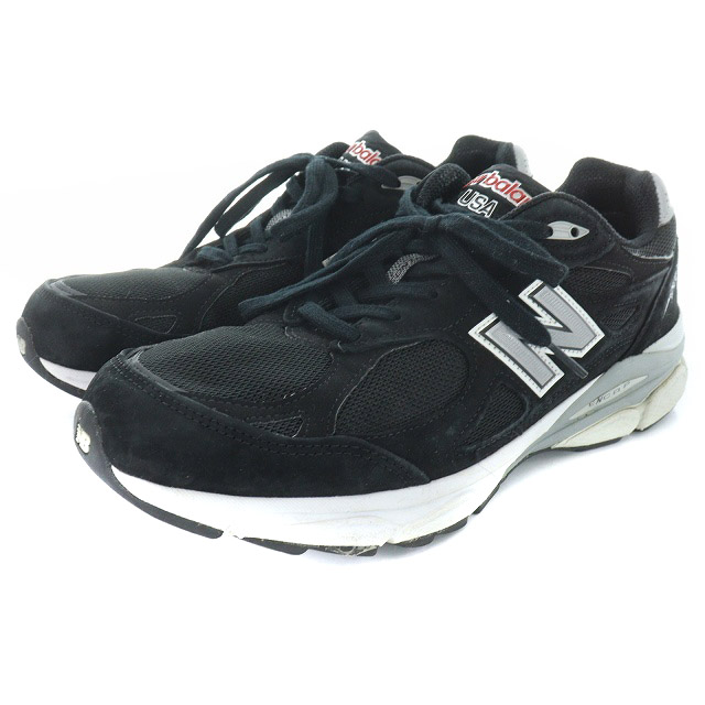 ニューバランス NEW BALANCE M990BS3 スニーカー ロゴ スエード 28.5cm