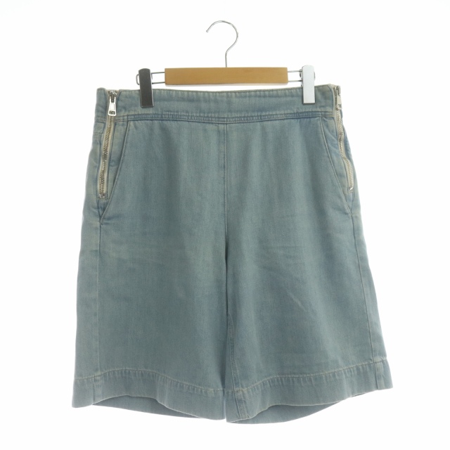 クロエ CHLOE デニム ハーフパンツ コットン 38 ライトブルー /HK □OS  