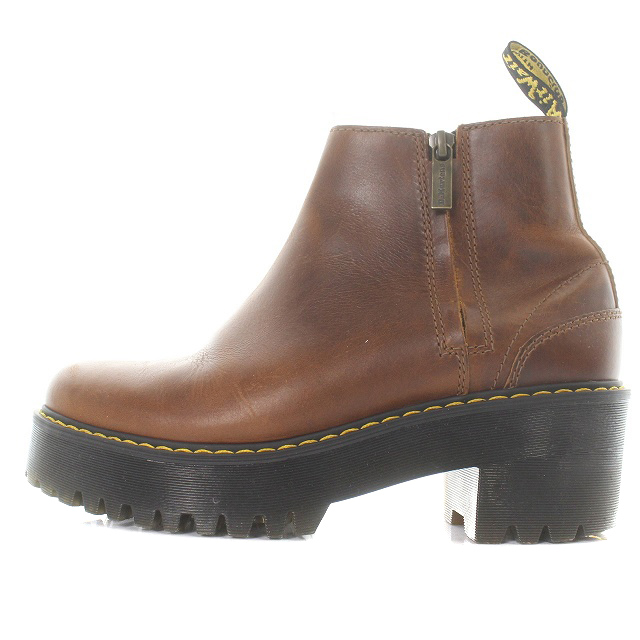 ドクターマーチン Dr Martens Rometty2 サイドジップ チェルシーブーツ レザー ショート Uk5 24cm 茶色 ブラウン Sr33 レディース 170 ベクトルパーク