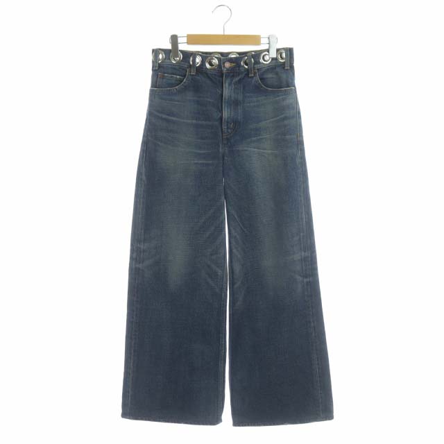 セリーヌ CELINE 22SS アイレット付き ミドルライズ フレアサーフ 