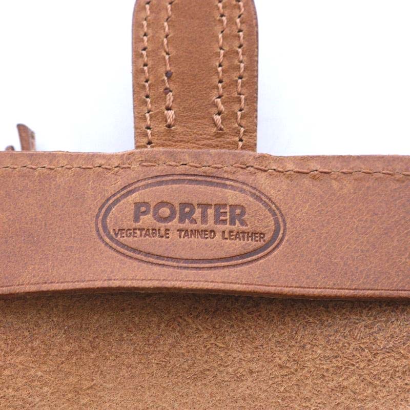 PORTER ブラウン レザー キーケース ポーター PORTER 吉田カバン VEGETABLE TANNED LEATHER