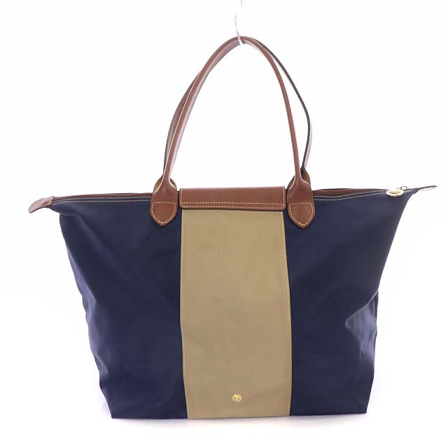 「大人気 新入荷 新品」に該当するファッション通販 ル LONGCHAMP ロンシャン プリアージュ 折り畳み バイカラー バッグ