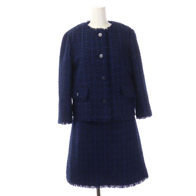 ケイトスペード KATE SPADE セットアップ ツイード ノーカラー  