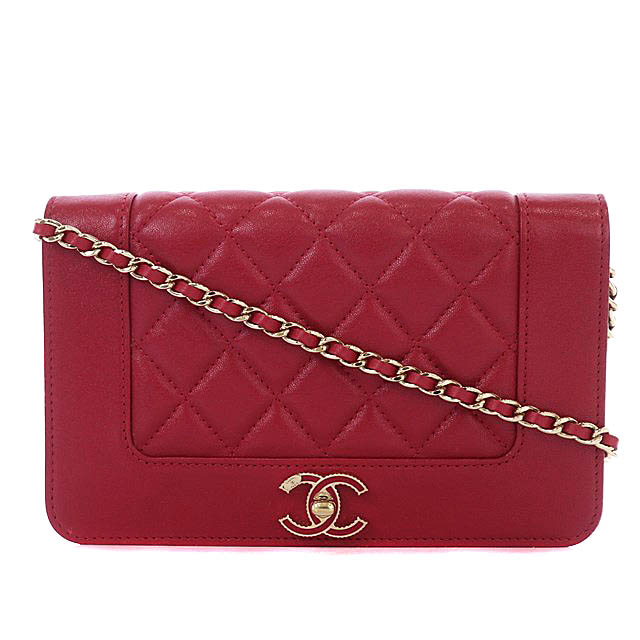 シャネル CHANEL マドモアゼル マトラッセ チェーンウォレット 