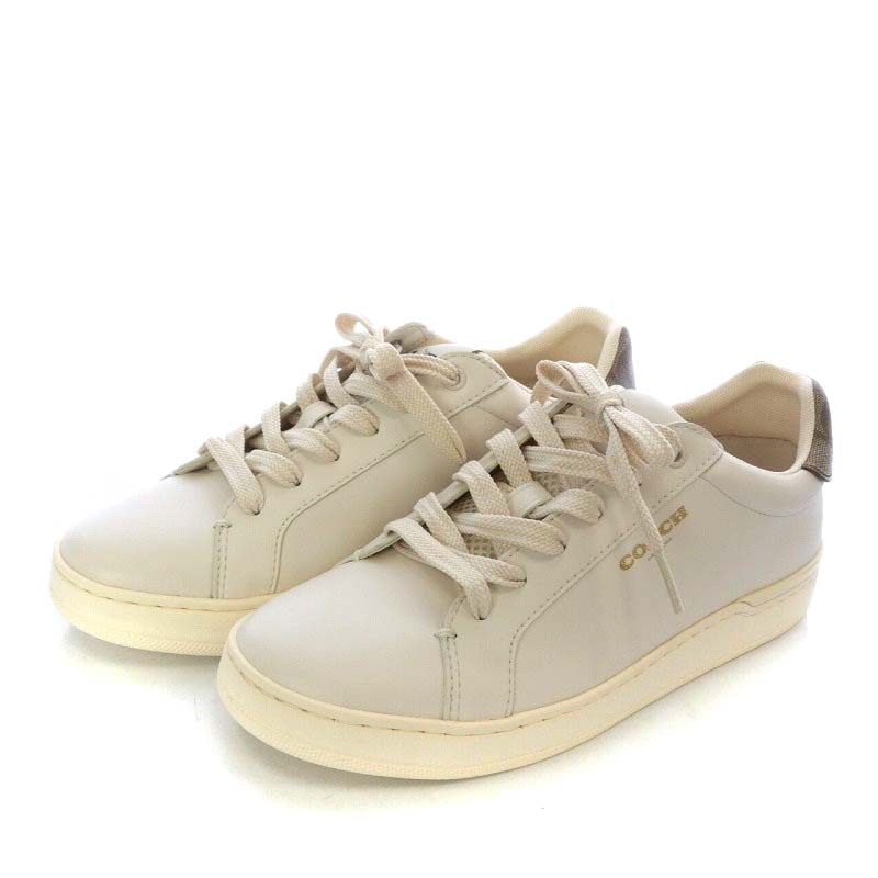 COACH CLIP LEATHER LOW TOP 7 B