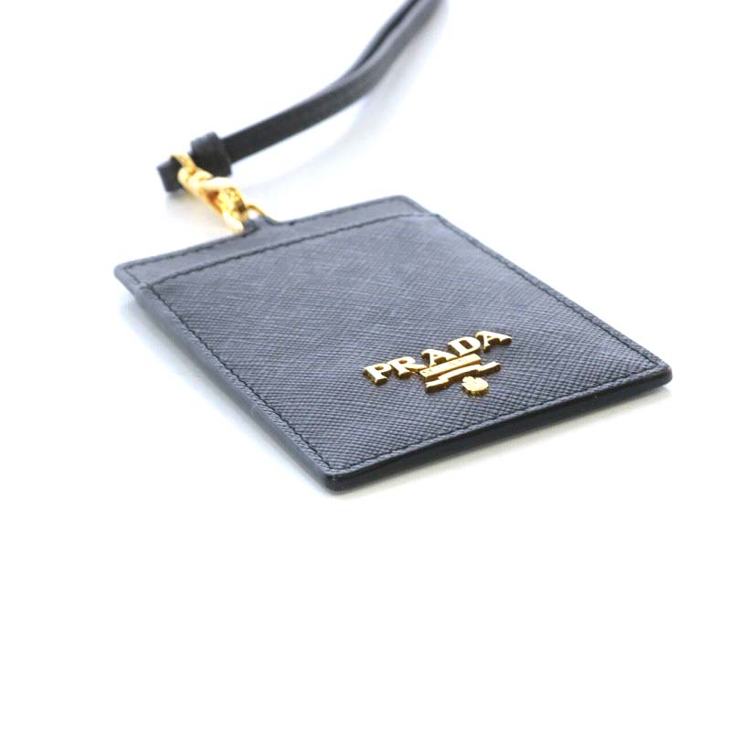 プラダ PRADA パスケース IDホルダー カードケース ロゴプレート