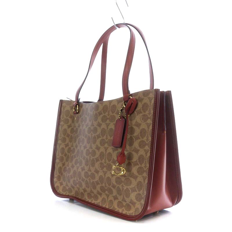 コーチ COACH タイラー キャリーオール シグネチャー トートバッグ 
