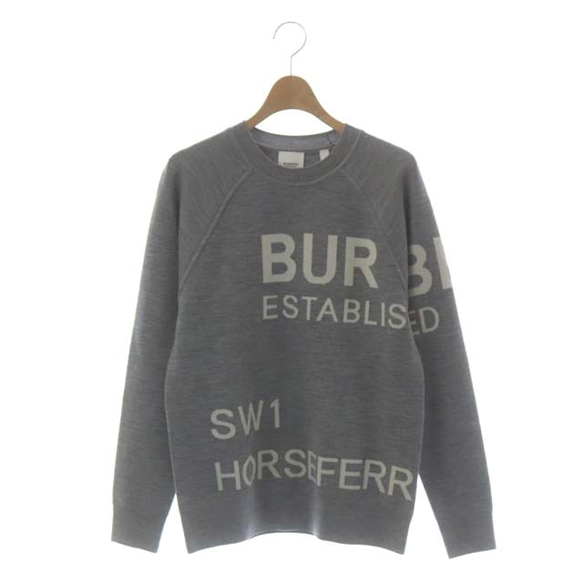 バーバリー BURBERRY ホースフェリー クルーネック ウール ニット 