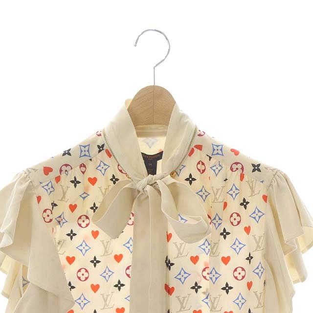 未使用品 ルイヴィトン LOUIS VUITTON モノグラム シャツ ブラウス 