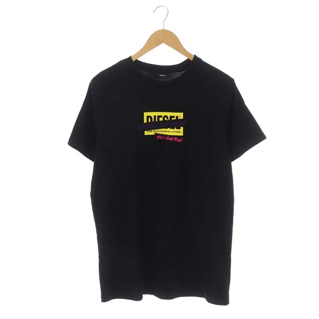 ディーゼル DIESEL ロゴプリント 半袖 カットソー Tシャツ プル ディーゼル DIESEL ロゴプリント 半袖 カットソー Tシャツ プル