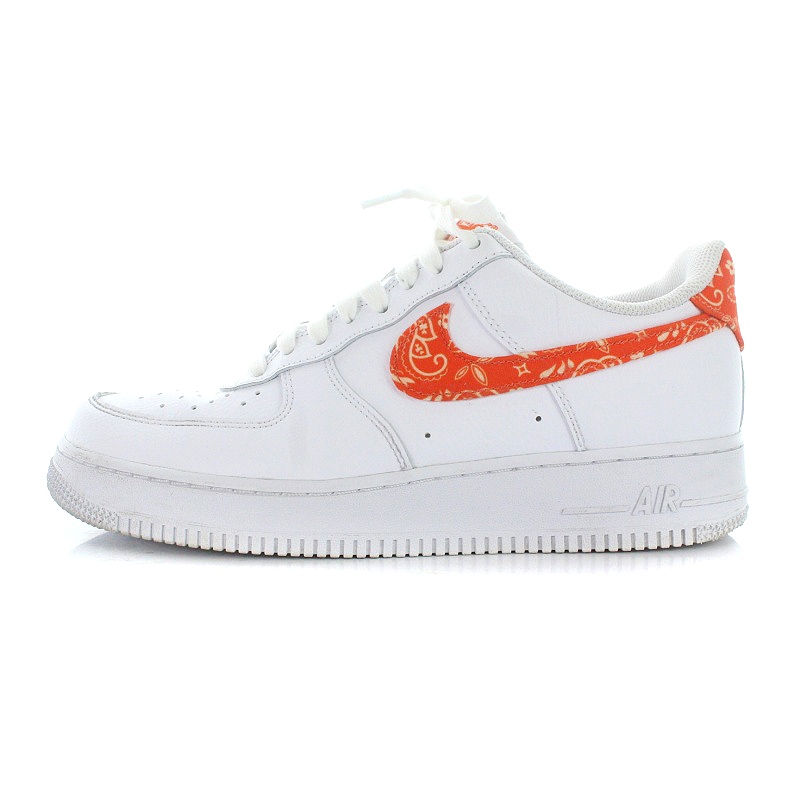 ナイキ NIKE WMNS Air Force 1 Low 07 Essential Orange Paisley 
