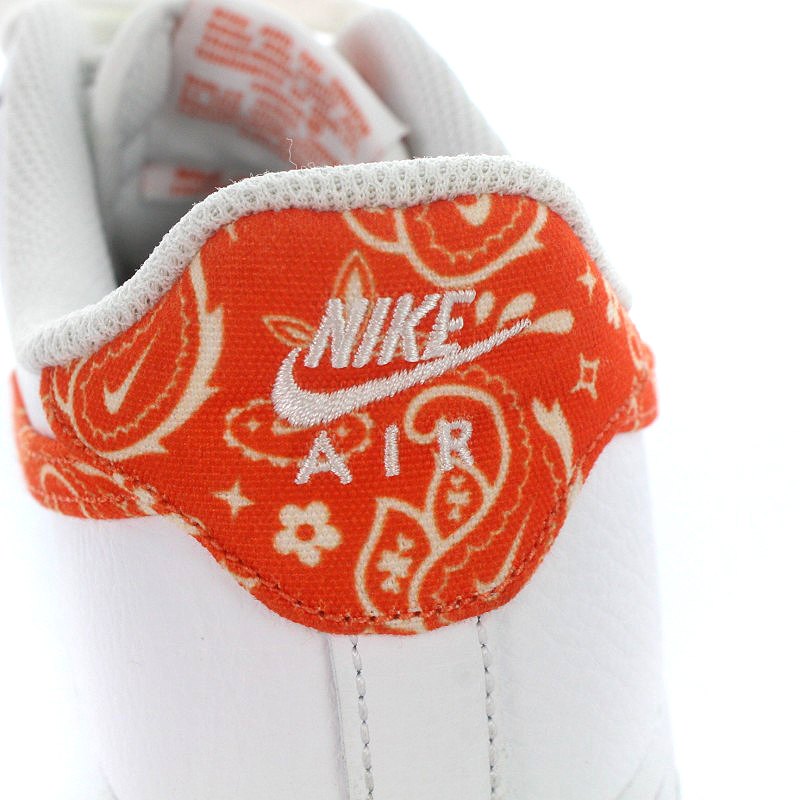 ナイキ NIKE WMNS Air Force 1 Low 07 Essential Orange Paisley 