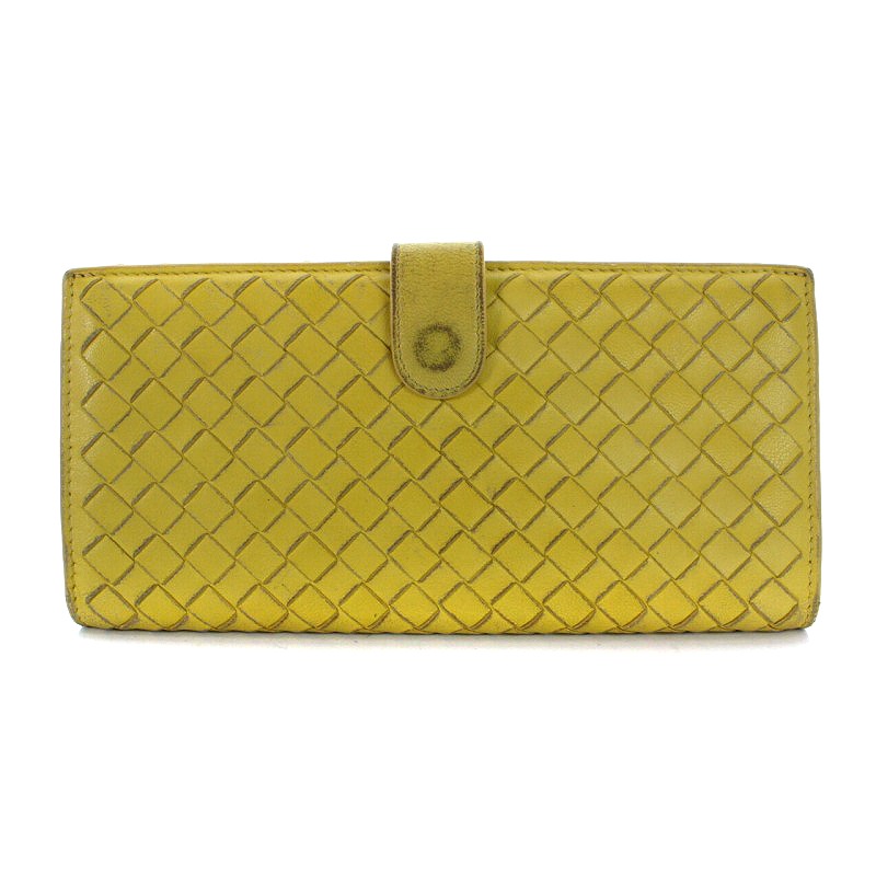 ボッテガヴェネタ BOTTEGA VENETA 長財布 二つ折り イントレチャート 