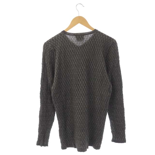 アルマーニ コレツィオーニ ARMANI COLLEZIONI 総柄Vネックニット 