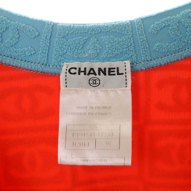 シャネル CHANEL ジップアップジャケット パーカー ナイロン 38 ダーク 