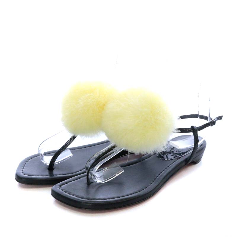 クリスチャンルブタン Christian louboutin トングサンダル フラット 