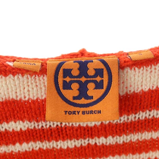 トリーバーチ TORY BURCH コットンマルチボーダーニットプルオーバー 