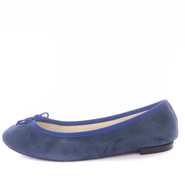 レペット　repetto バレエシューズ　フラットシューズ　ネイビー　39 レペットrepetto バレエシューズフラットシューズネイビー39