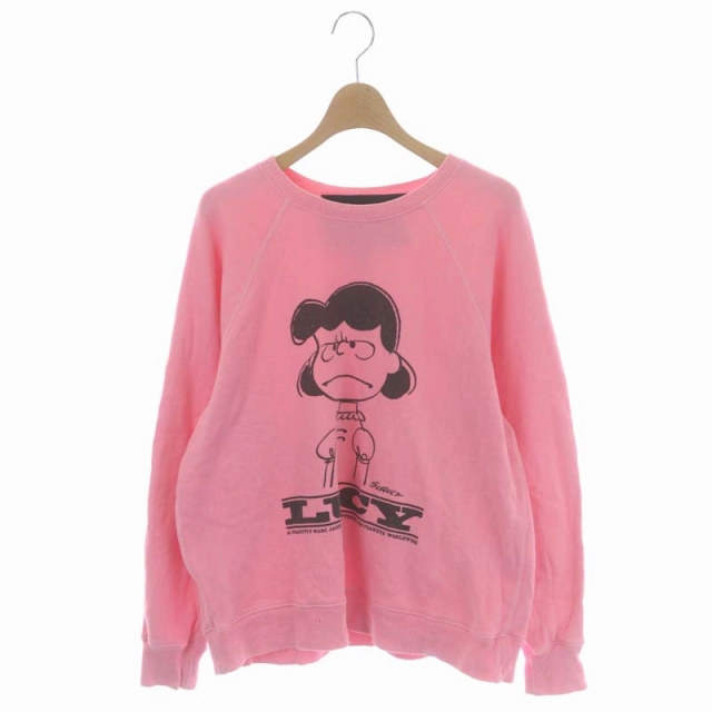 マークジェイコブス MARC JACOBS PEANUTS Lucy Sweatshirt ダメージ 