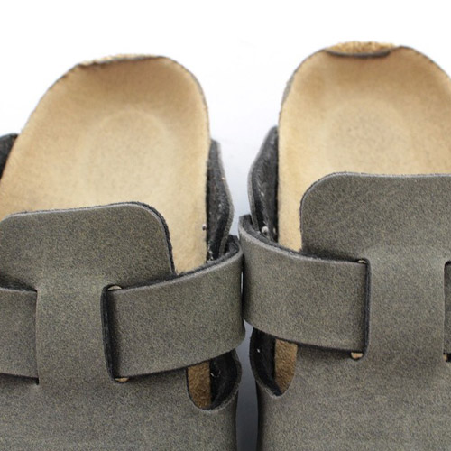 未使用ビルケンシュトック ボストン グレー 約24 cm ビルケンシュトック BIRKENSTOCK ボストン スリッポン サンダル