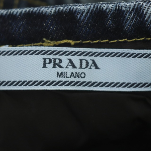 プラダ PRADA 22SS デニムビスチェトップ 40 青 ブルー /AO □OS □SH  