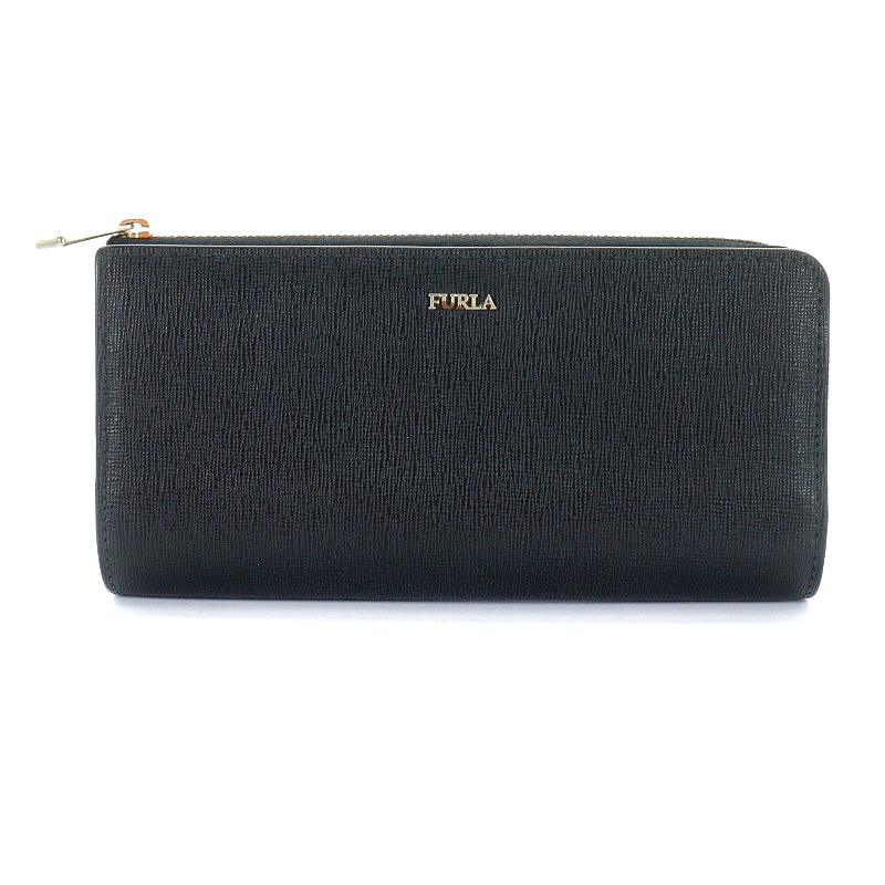 新品☆ FURLA(フルラ)ブラック レザー 長財布 FURLA 長財布 おしゃれ