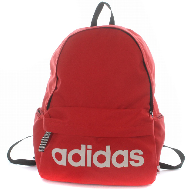 アディダス adidas リュックサック デイパック ロゴ 赤 レッド /SR1 
