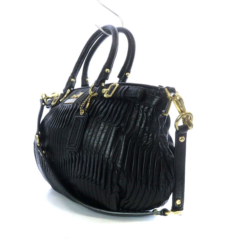 コーチ COACH マディソン ギャザード レザー ソフィア サッチェル 