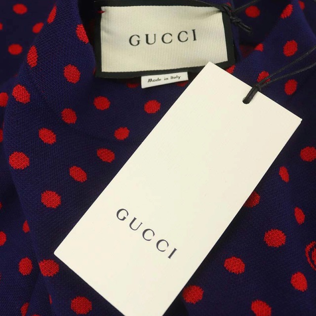 未使用品 グッチ GUCCI ドット GG ショートスリーブ ニット セーター 