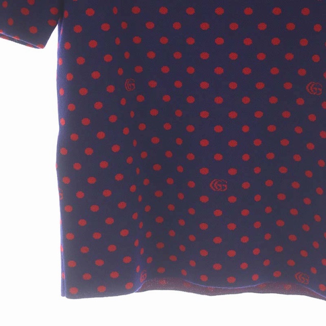 未使用品 グッチ GUCCI ドット GG ショートスリーブ ニット セーター 
