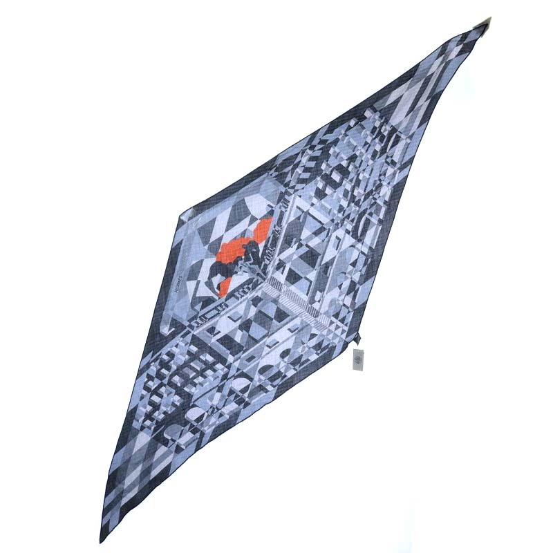 エルメス HERMES SELLIER カシミヤ×シルクスカーフ サイズ：ONESIZE 未使用品 エルメス HERMES SELLIER スカーフ トライアングル カシミヤ