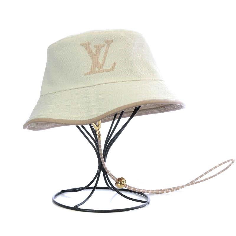 ルイヴィトン LOUIS VUITTON ボブ LV バディー 帽子 ハット M ブロン