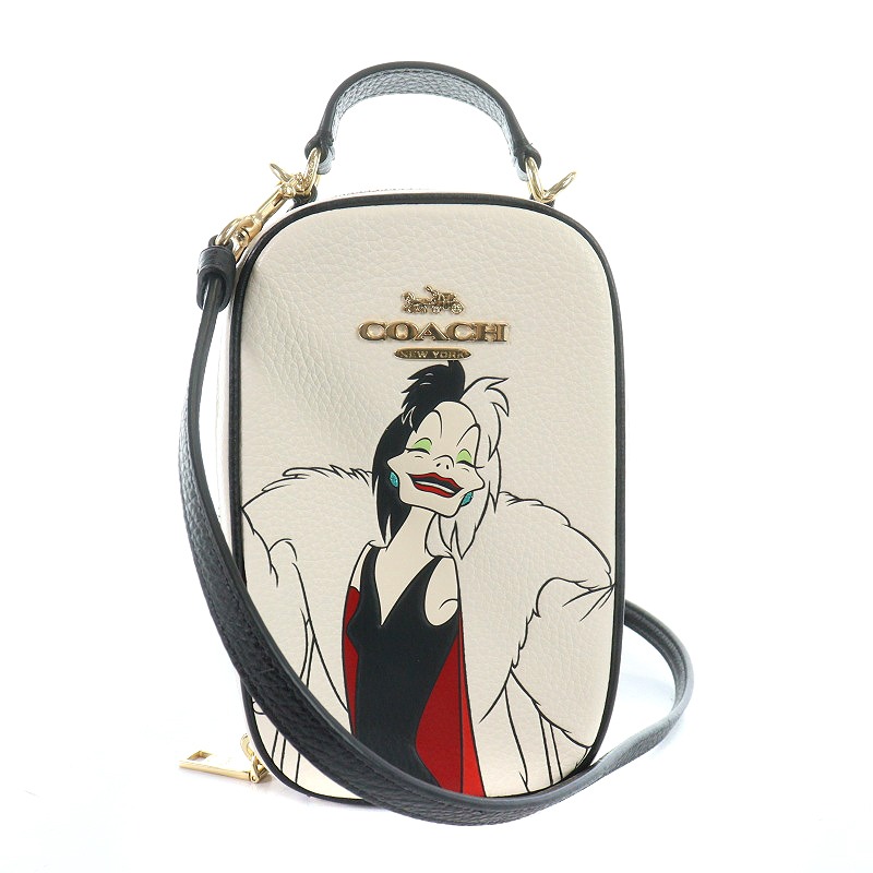 コーチ COACH DISNEY ヴィランズコラボ エヴァ フォーン クロスボディ  