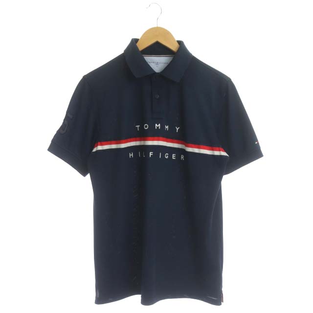 トミーヒルフィガー TOMMY HILFIGER GOLF ロゴ ポロシャツ 半袖 刺繍 