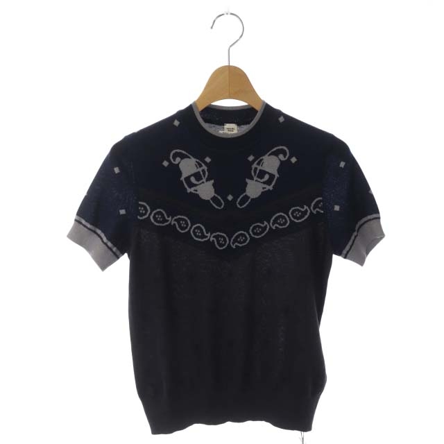 未使用品 エルメス HERMES 22AW 宮廷の馬具 カシミヤニット ショート  
