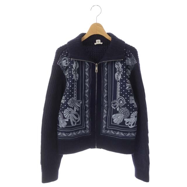 ♡HERMES♡ エルメス カシミヤ100% カデナ ジップ ニット ジャケット ...