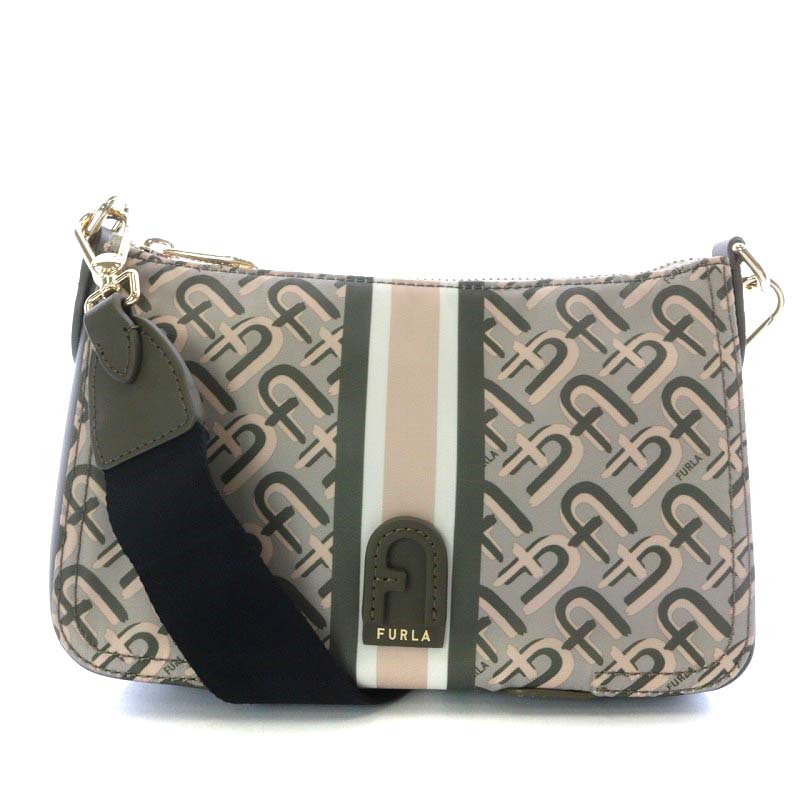フルラ FURLA ATENA ショルダーバッグ ワンショルダー 総柄 ナイロン 