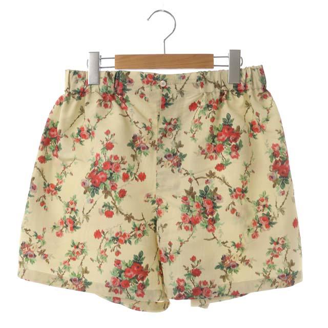 ミュウミュウ miumiu フラワープリント ショートパンツ 花柄 フロント  