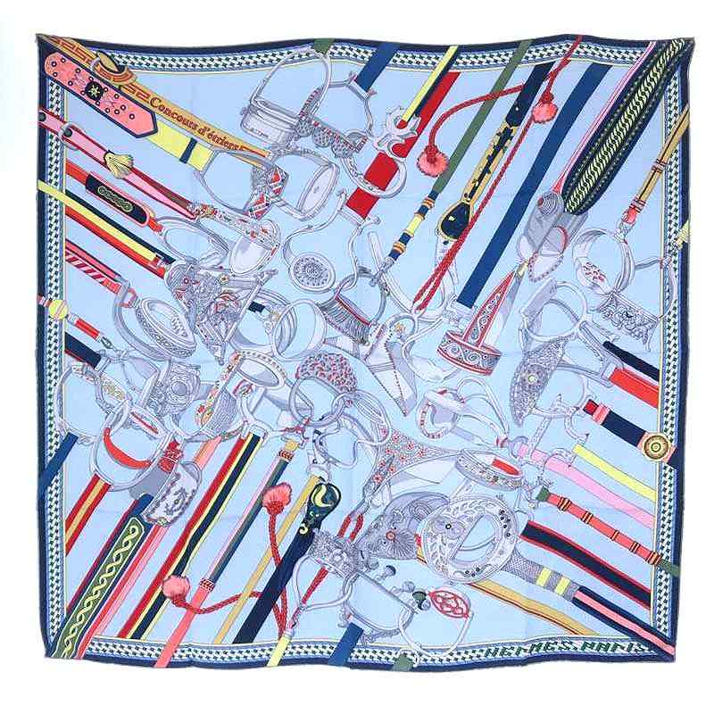 エルメス HERMES スカーフ カレ90 Concours d'etriers エトリエの競演