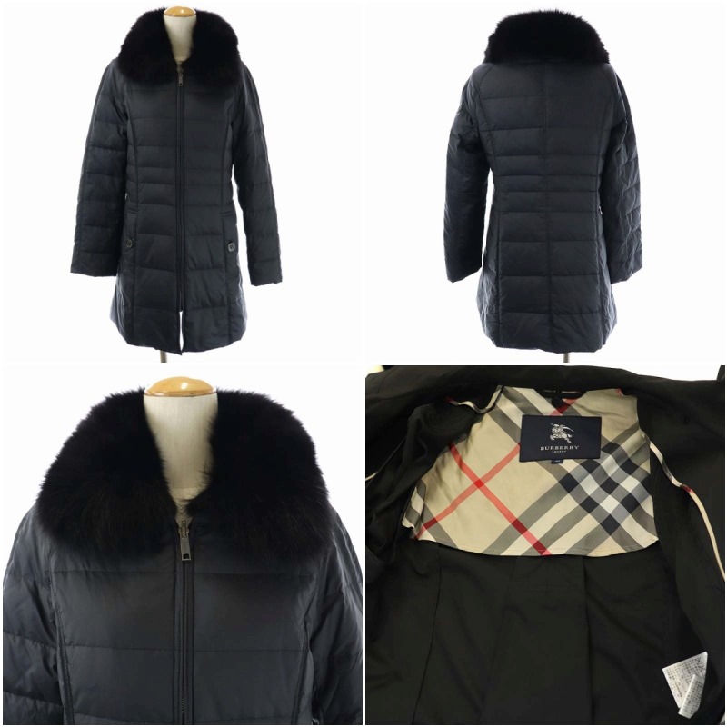 バーバリー ロンドン BURBERRY LONDON ダウンライナー フォックス 
