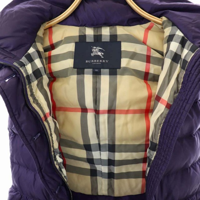 バーバリー ロンドン BURBERRY LONDON ダウンベスト アウター フード 
