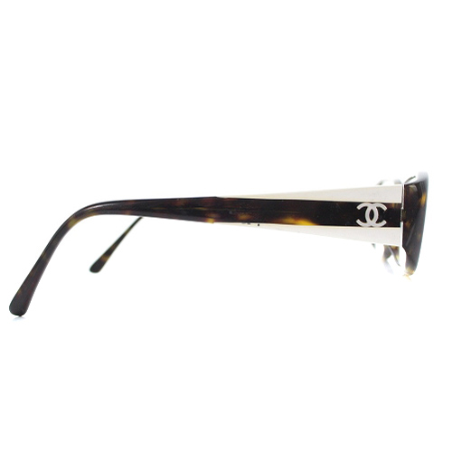 シャネル CHANEL 眼鏡 メガネ ココマーク 度入り 52□16 135 黒 モス 