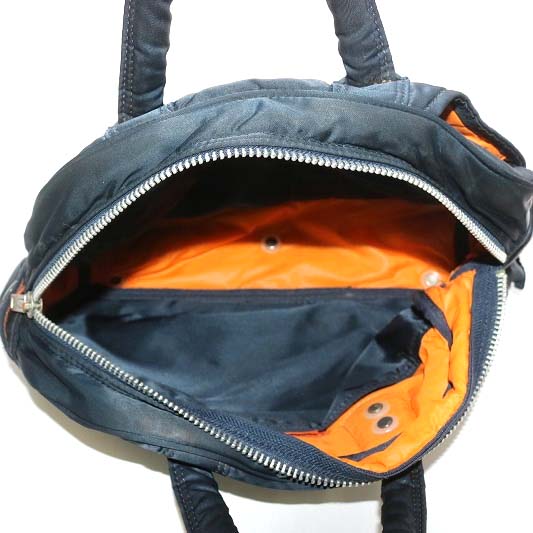 ✨美品✨ ヘッドポーター タンカー ミニボストンバッグ ハンドバッグ 紺 ヘッドポーター HEAD PORTER 吉田カバン タンカー ミニボストン