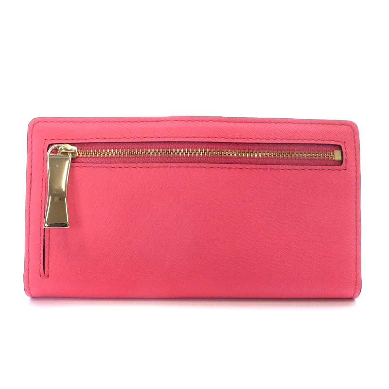 ケイトスペード KATE SPADE 長財布 二つ折り バイカラー フェイク