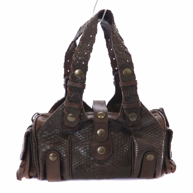 クロエ CHLOE シルベラード パイソンワンショルダーバッグ 