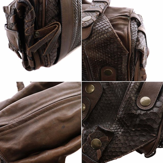 n92【美品】クロエ　シルベラード　パイソン　トートバッグ　ワンショルダーバッグ n92【美品】クロエ シルベラード パイソン トートバッグ ワン